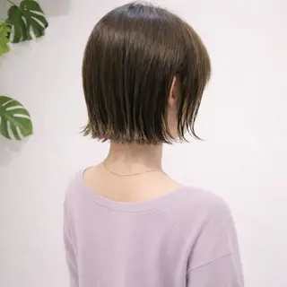 ミディアム カラー 遠藤 広美のヘアスタイル