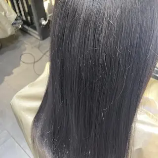 ミディアム ブリーチ＆縮毛矯正 🧸tomoki🧸のヘアスタイル