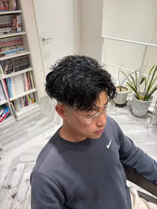 パーマ メンズ 関内/メンズパーマ/ 男性専門/菊池蒼大のヘアスタイル