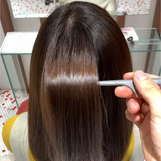 セミロング 中谷 明日香のヘアスタイル