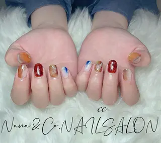 カラー ネイル C C🌼のネイルデザイン
