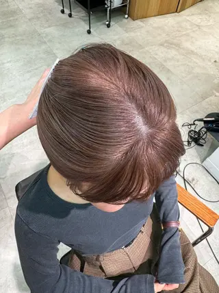 ミディアム カラー GO TO DAY SHAIRE SALON SHIBUYA SOL所属・半個室サロン 早坂僚太のヘアスタイル