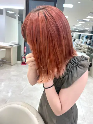 ミディアム カラー ヘアアレンジ 🍒KIKUCHI KANAE🍒のヘアスタイル