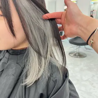 セミロング カラー 韓国スタイル🇰🇷 トレンドレイヤー🪡のヘアスタイル