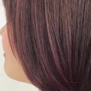 ミディアム カラー 二宮 早智子のヘアスタイル