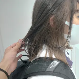 カラー ミディアム 髪質改善/ブリーチ 田代 龍我のヘアスタイル