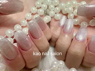 ネイル kao nail マグネット/長さだしのネイルデザイン