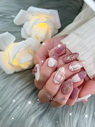 ネイル 多賀城 パラジェルのネイルデザイン