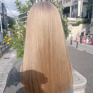 ロング カラー 💕ブリーチ/ヘアメ 🎀YUUKAのヘアスタイル