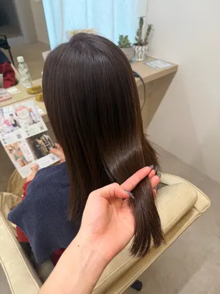 セミロング カラー りん/ハイトーン💖 🌈髪質改善✨️浜松のヘアスタイル