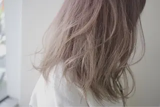 セミロング カラー ひらやま りょういちのヘアスタイル