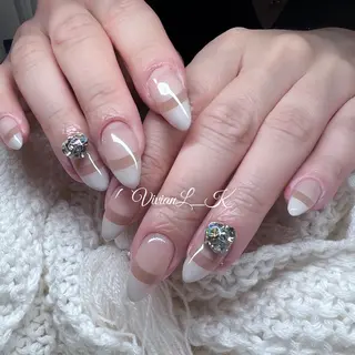 セミロング 🍉Vivian🌴 LK🍉のネイルデザイン