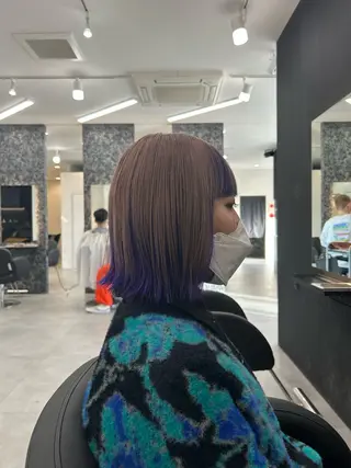 カラー 山田 航平のヘアスタイル