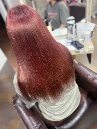 ロング カラー ヘアアレンジ ミルクティーハイトー ン💖Mikaのヘアスタイル