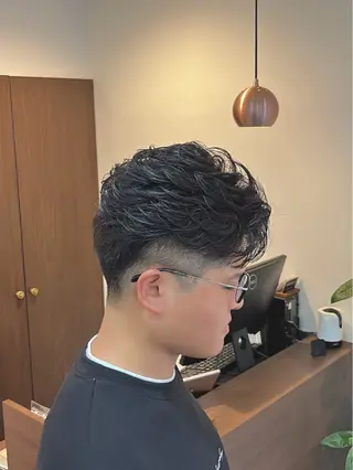 メンズ オートクチュールランコントレ西京極店所属・今在家 玲【艶髪スト レート/メンズ特化】のヘアスタイル