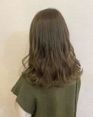 セミロング カラー パーマ ヘアアレンジ ami by Absolute所属・🐠店長 二田直人🐠のヘアスタイル