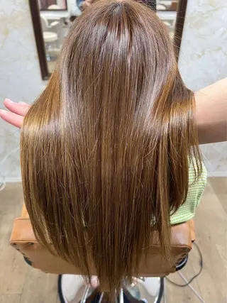 ロング 山下 加織のヘアスタイル