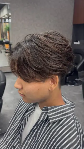 メンズ ⭐️曲がる縮毛矯正 パーマモデル募集中のヘアスタイル