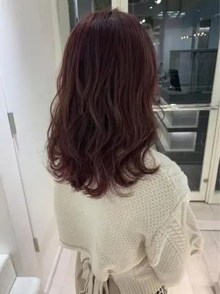 セミロング La fith hair lov.所属・Okamura Chisatoのヘアスタイル