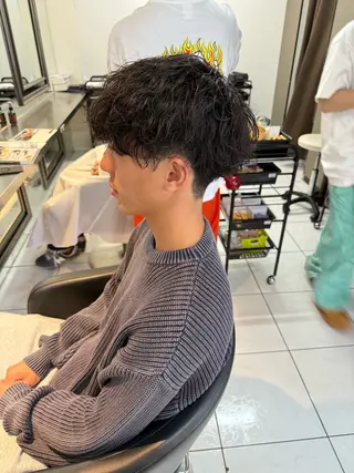 ショート パーマ メンズ メンズパーマの達人 🌟川内絵人のヘアスタイル