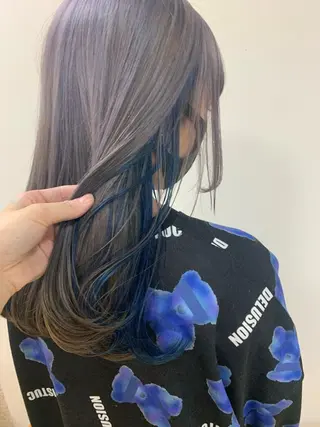 セミロング カラー 暖色専門美容師🎀 お客様満足度◎のヘアスタイル