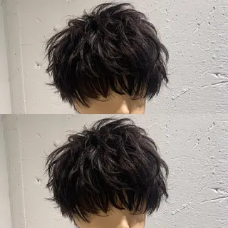 ショート ヘアアレンジ メンズ メンズパーマの達人 🌟川内絵人のヘアスタイル