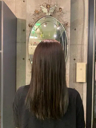 セミロング カラー Y U K Iのヘアスタイル