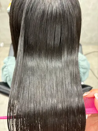 ロング カラー すぐ巻ける縮毛矯正 🍀勝倉　麗のヘアスタイル