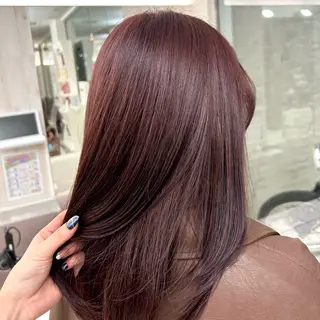 セミロング カラー レイヤーカット/ボブ 🪐花木 香菜のヘアスタイル