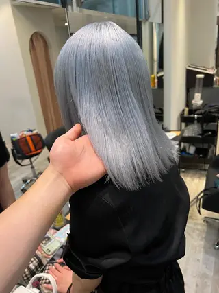 ロング カラー パーマ ヘアアレンジ メンズ キッズ ネイル マツエク・マツパ アイブロウ nico TOKYO 渋谷所属・ブリーチ　ハイトーン 特化🌈フジタハルキのヘアスタイル