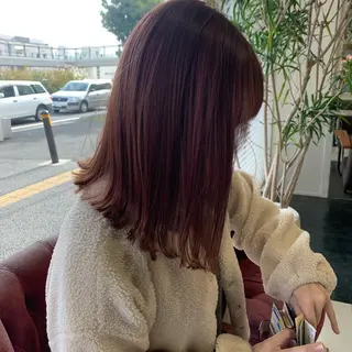 ミディアム 👑満足度1000% 重村　春奈👑のヘアスタイル