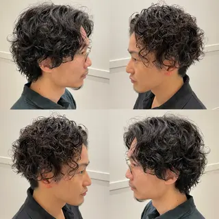 ショート パーマ メンズ メンズ特化 パーマ/オザワのヘアスタイル