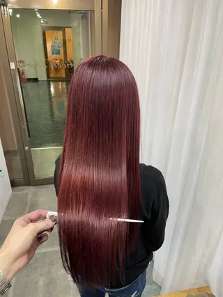 ロング カラー SOYON西大寺店所属・ダブルカラー/ 髪質改善💎安藤のヘアスタイル