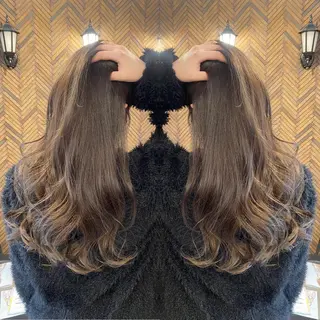 ロング カラー tocca 💜石田愛結💜のヘアスタイル