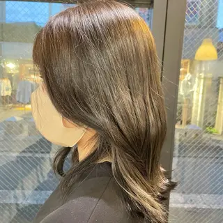 ミディアム カラー ヘアアレンジ 🎀ダブルカラーレイ ヤーyuuri🎀のヘアスタイル