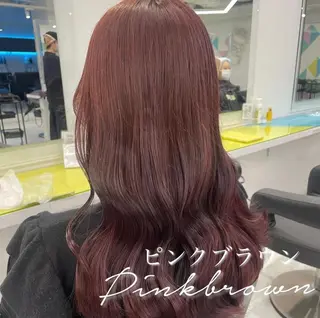 ロング カラー ガーリー♡女の子っぽ ヘア♡ピンクカラー♡のヘアスタイル