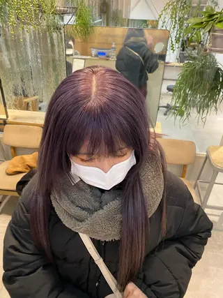 ロング カラー 艶カラー 🤍🫧/makoのヘアスタイル