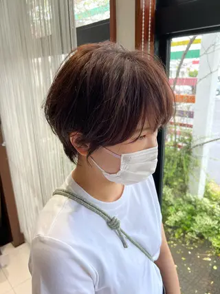 ショート 大野 智亜里のヘアスタイル