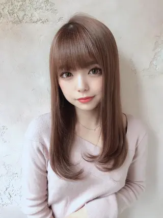 ミディアム 代表山口ひな 髪質改善のプロのヘアスタイル