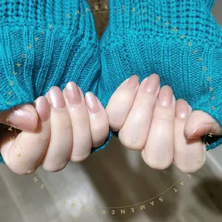 ネイル サメ猫 マーヤのネイルデザイン