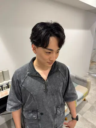 メンズ 大名/透明感カラー/ 中明度カラー/徹平のヘアスタイル