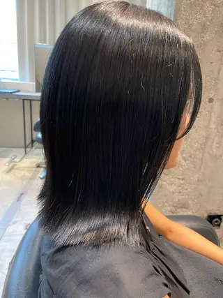 ミディアム カラー スタイリスト /仲川葵のヘアスタイル