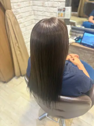 ロング カラー 髪質改善/縮毛矯正 💜COCORO💜のヘアスタイル