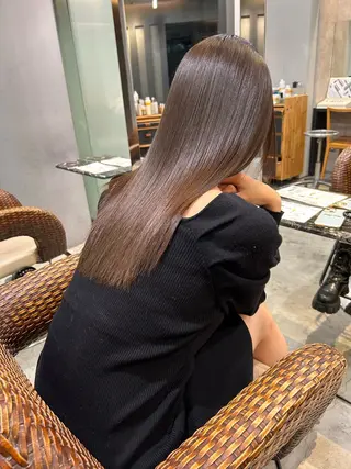 ロング カラー 縮毛矯正の達人呉 大和のヘアスタイル