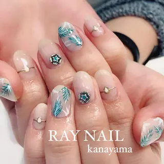 ネイル Arowa 伊田のネイルデザイン