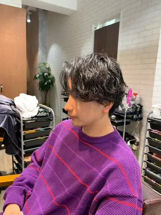 ショート パーマ メンズ Blossom大塚 ディレクター永野のヘアスタイル