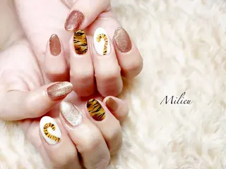 カラー 吉澤 圭のネイルデザイン