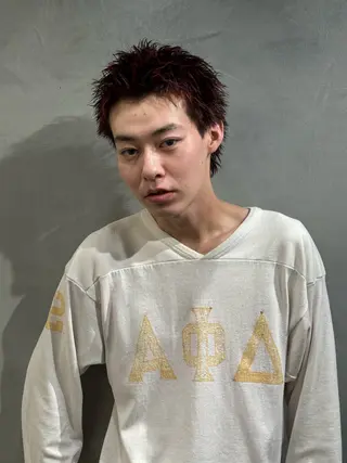 カラー メンズ fifth リュウセイのヘアスタイル