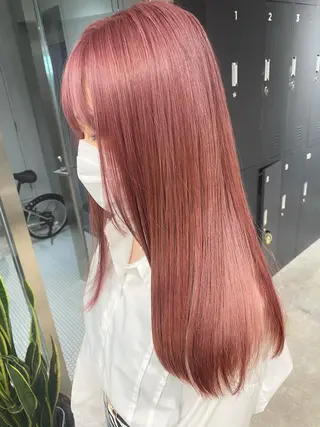 ロング カラー M IIのヘアスタイル