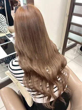 ロング カラー 羽エクステ/シール エクステ/横浜駅5分のヘアスタイル